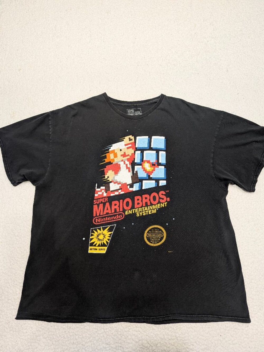 Super Mario Bros Nintendo Graphic Tee Men’s 2XL